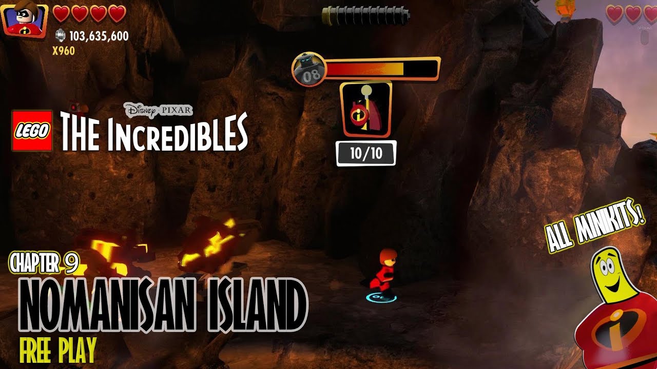 Lego The Incredibles: Nomanisan Island БЕСПЛАТНАЯ ИГРА (все 10 мини-наборов) - HTG