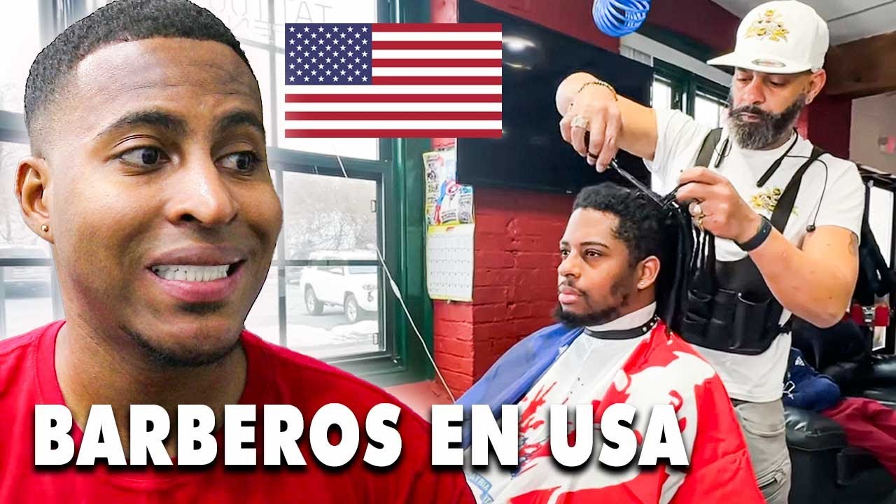 REACCIONANDO A ASÍ ES LA VIDA DE UN BARBERO EN ESTADOS UNIDOS