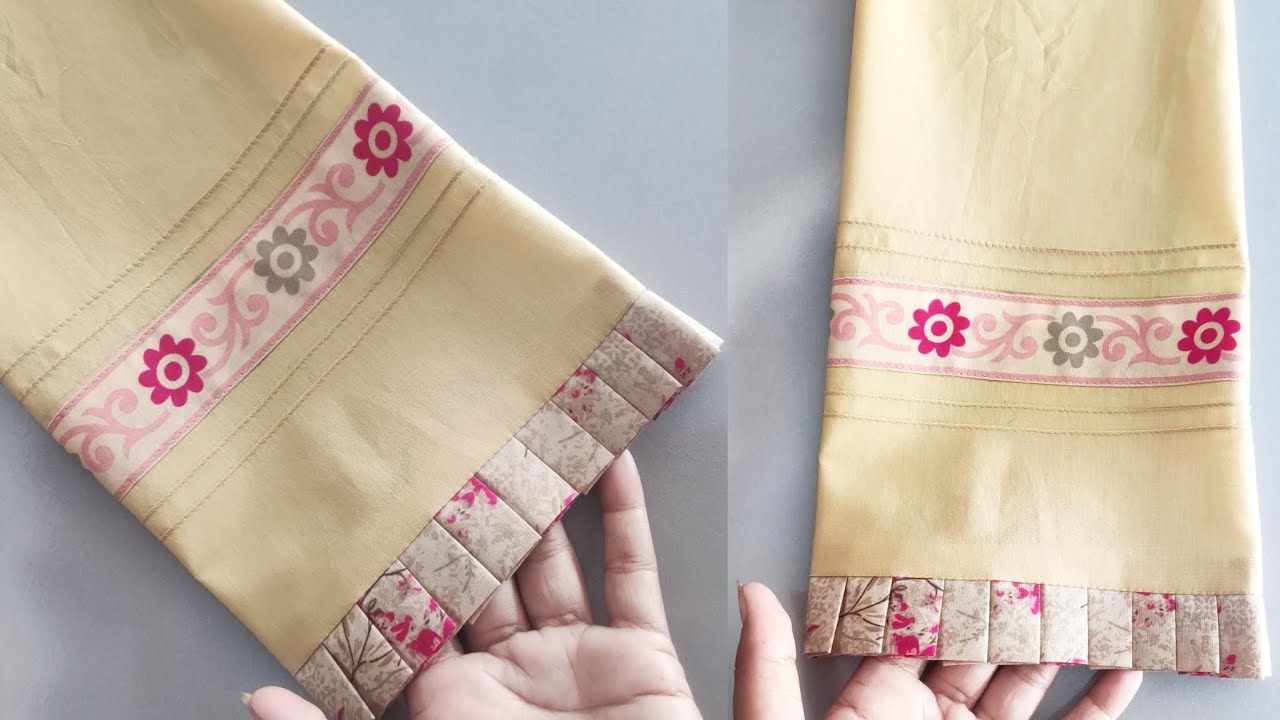 Fabric patti Trouser Design Cutting and Stitching | New Trouser Design | pant ki mohri ke design 