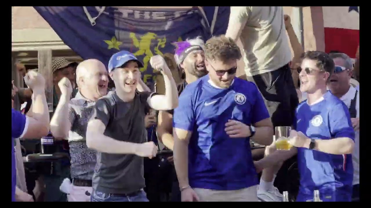 🏆🏆🔥Wrocław conference league final 25 Chelsea fans & Betis #chelsea  @RealBetis  @chelseafc #sevilla
