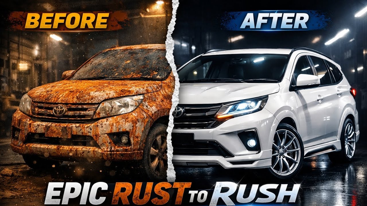 Rusty Toyota Rush to Brand New SUV 😱 Full Restoration & Custom Build! 