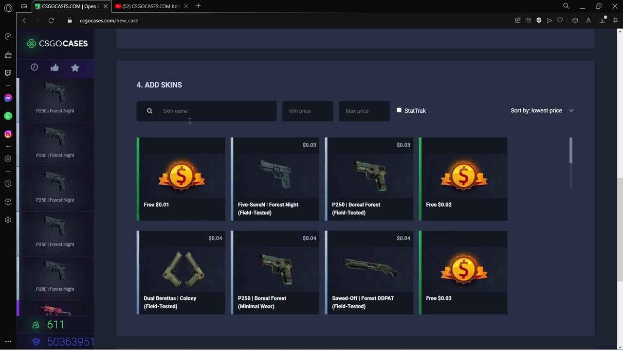 csgocases.com knife bug!!!
