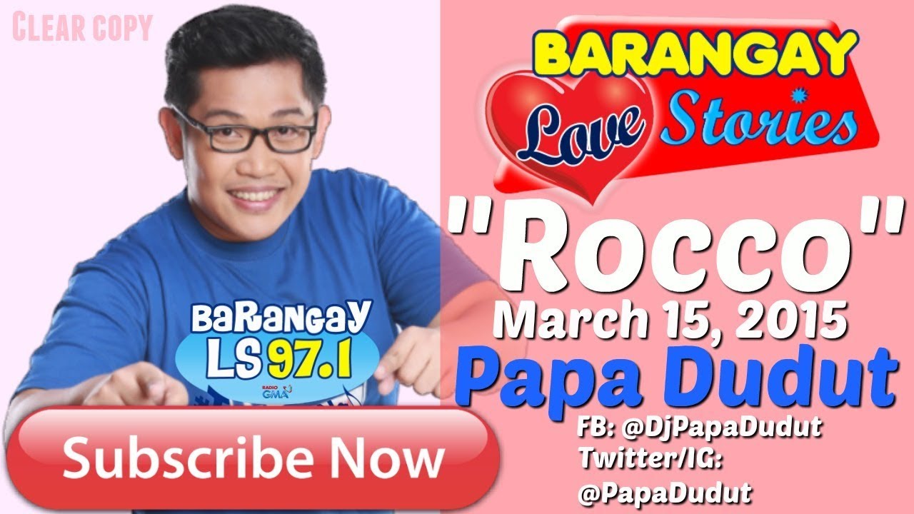Barangay Love Stories March 15, 2015 Rocco