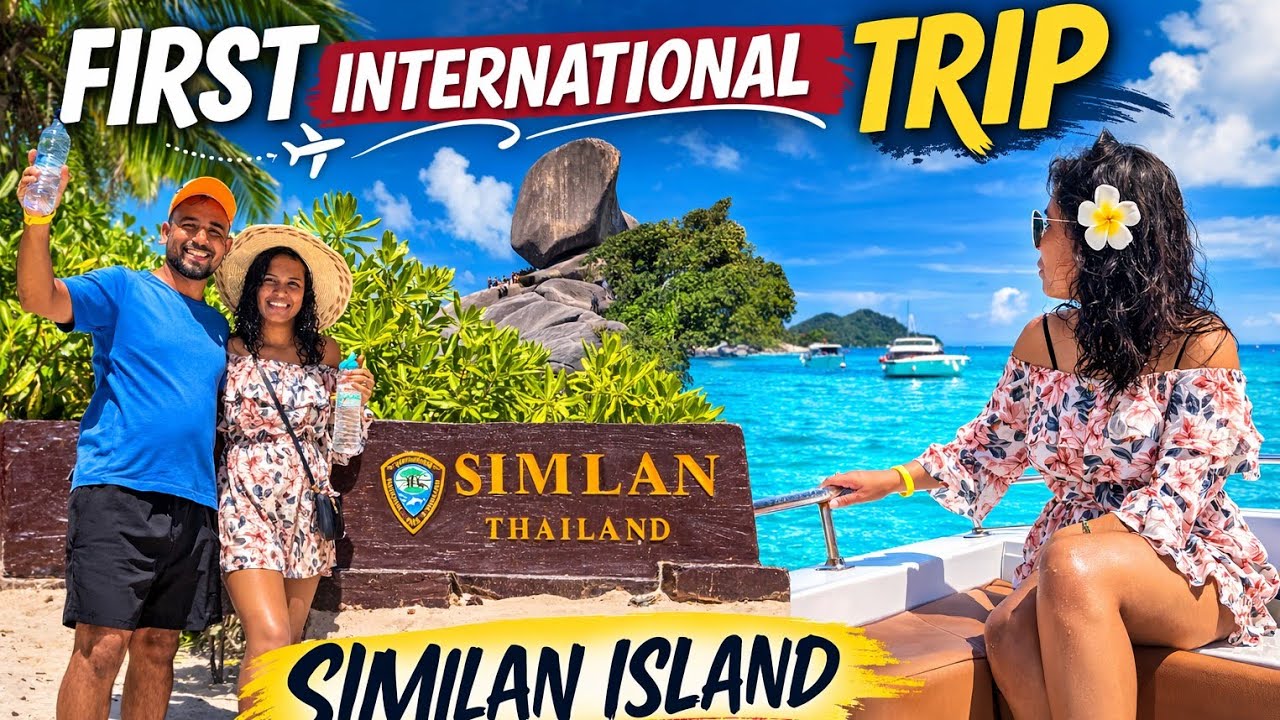 Thailand’s Bluest Water? Similan Island Tour from Phuket |Our First International Trip 🇹🇭 |