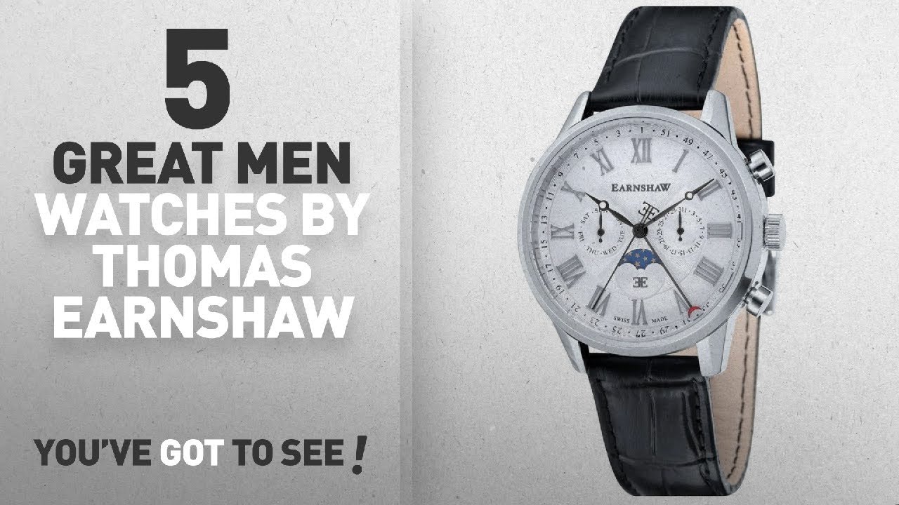 Top 10 Thomas Earnshaw Men Watches [ Winter 2018 ]: Thomas Earnshaw Men's ES-0017-02 Officer Analog