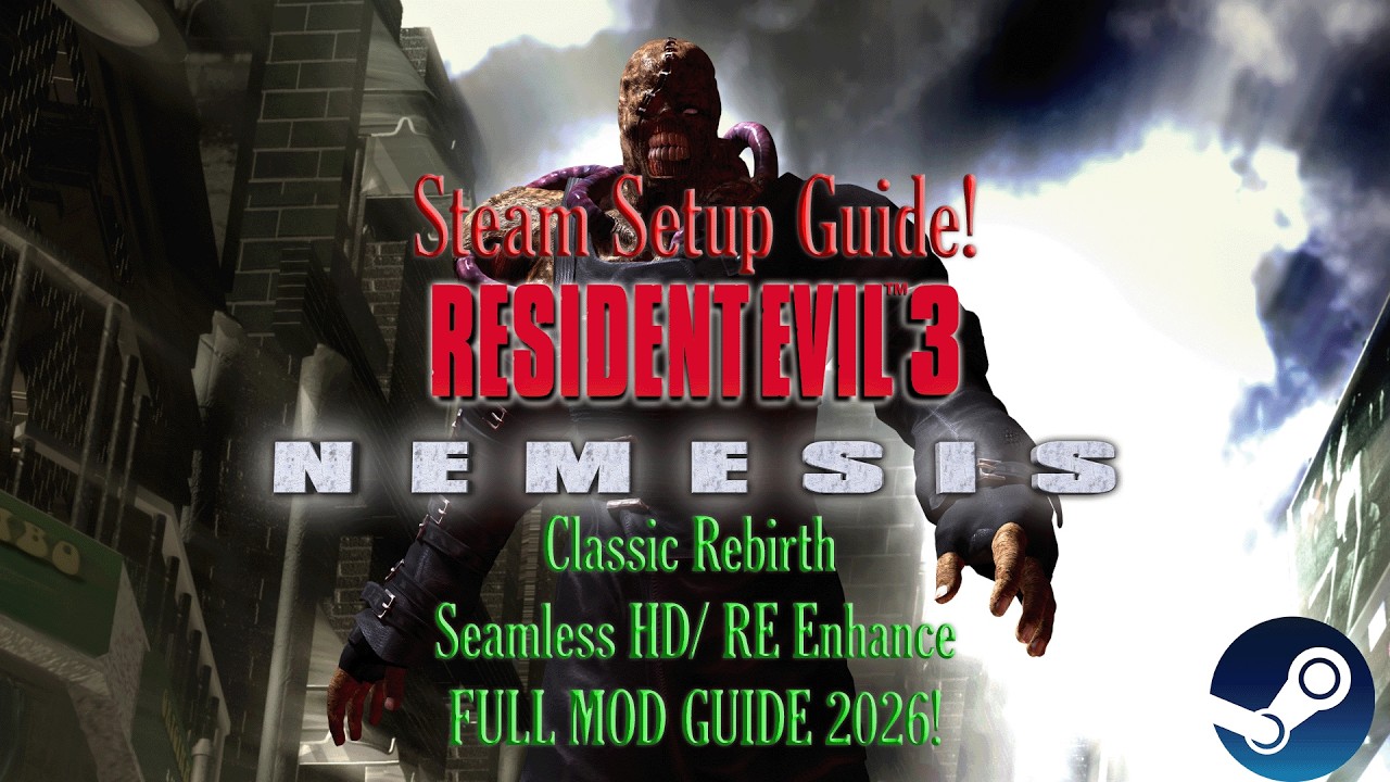 Руководство по установке Resident Evil 3: Nemesis (1999) в Steam! Полное руководство по настройке...