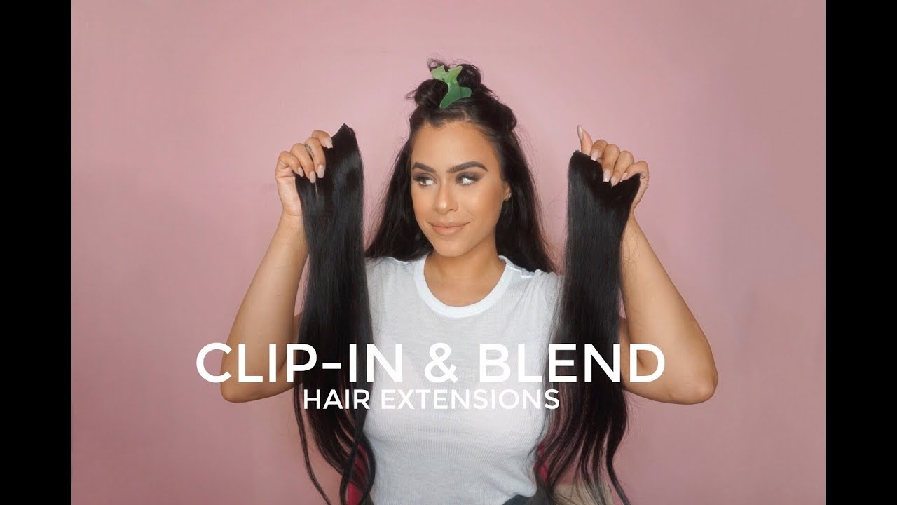 How to Clip-in and Blend Hair Extensions - LUXURY FOR PRINCESS