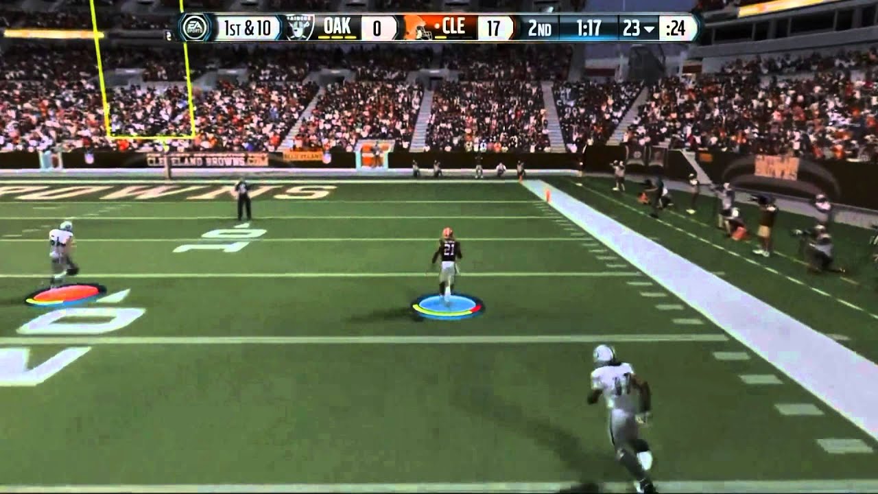 Football-NFL-Madden 15 :: Is MANZIEL a Starter? :: Browns Vs. Raiders - Online Gameplay XboxOne