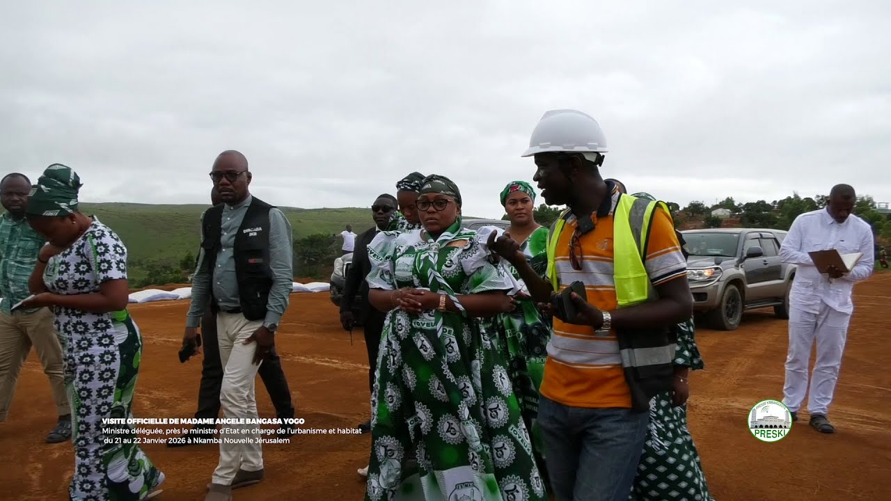 VISITE DE LA MINISTRE DELEGUEE PRES LE MINISTRE DE L'URBANISME ET HABITAT ANGELE YOGO LE 21 JAN 2026