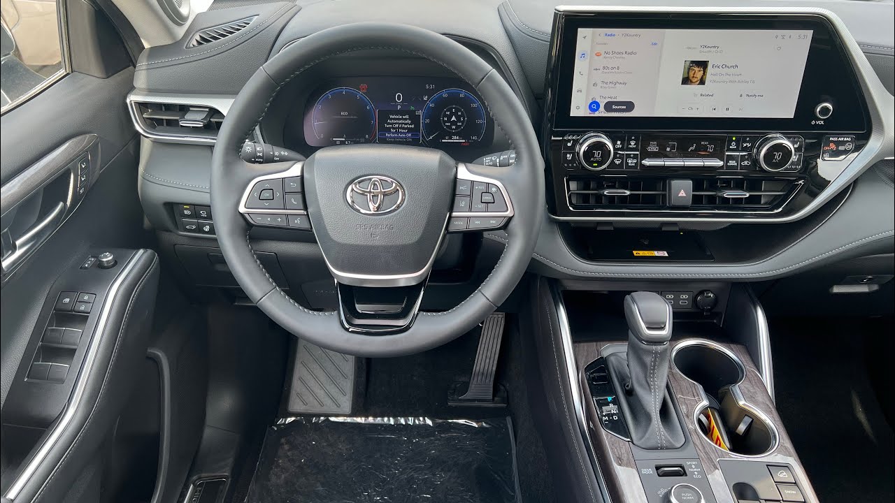 2025 Toyota Highlander Platinum Complete Button Tutorial