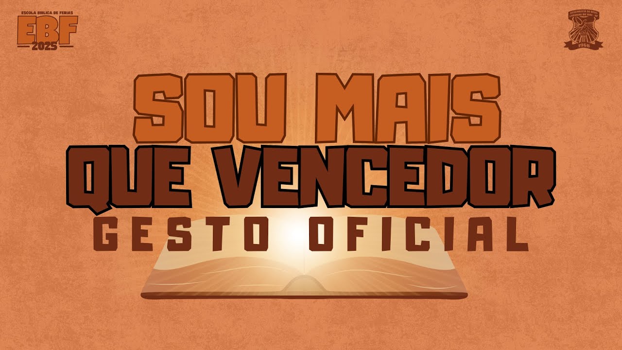 Gesto Oficial EBF 2025 - Sou Mais Que Vencedor | Aline Barros.