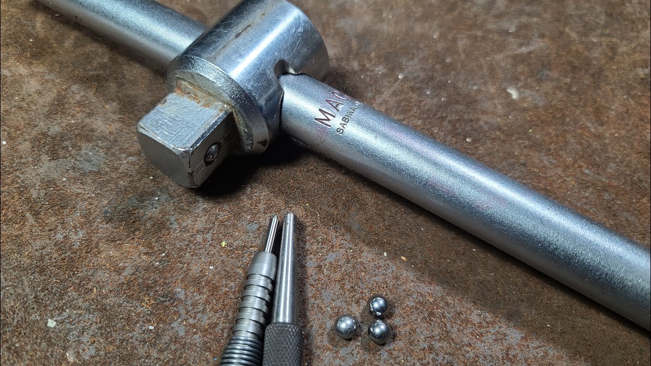 Classic Mac Tools 3/4" Drive T-Handle Repair, Retention Ball Fix
