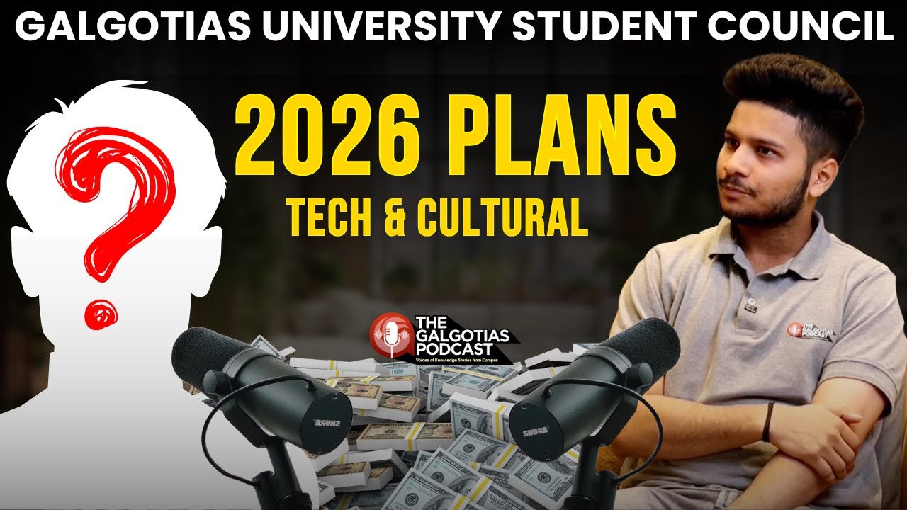 President of Galgotias student council | How university is promoting tech events in the campus