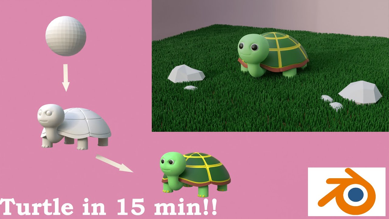 Turtle in blender 3.0