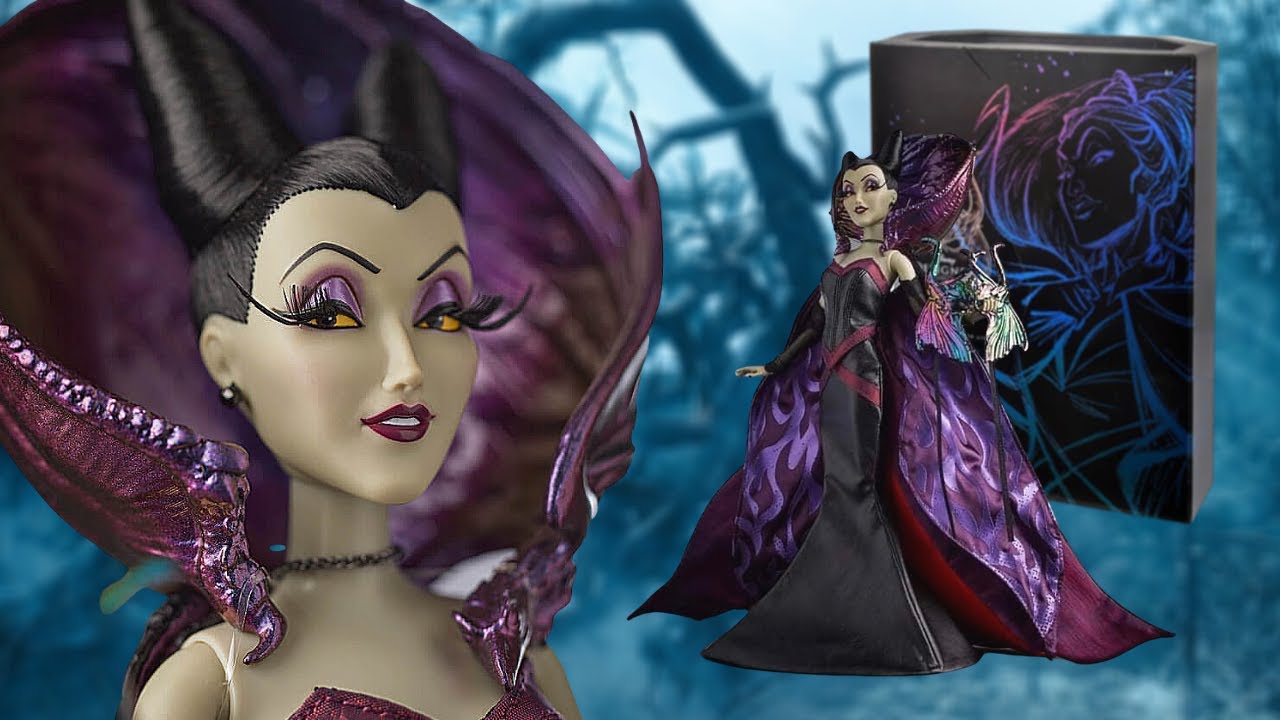 Обзор лимитированной куклы Малефисенты из серии Disney Designer Midnight Masquerade!