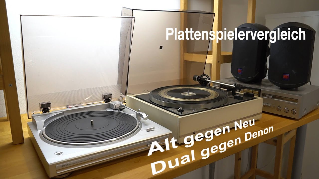 Plattenspielervergleich - Dual gegen Denon