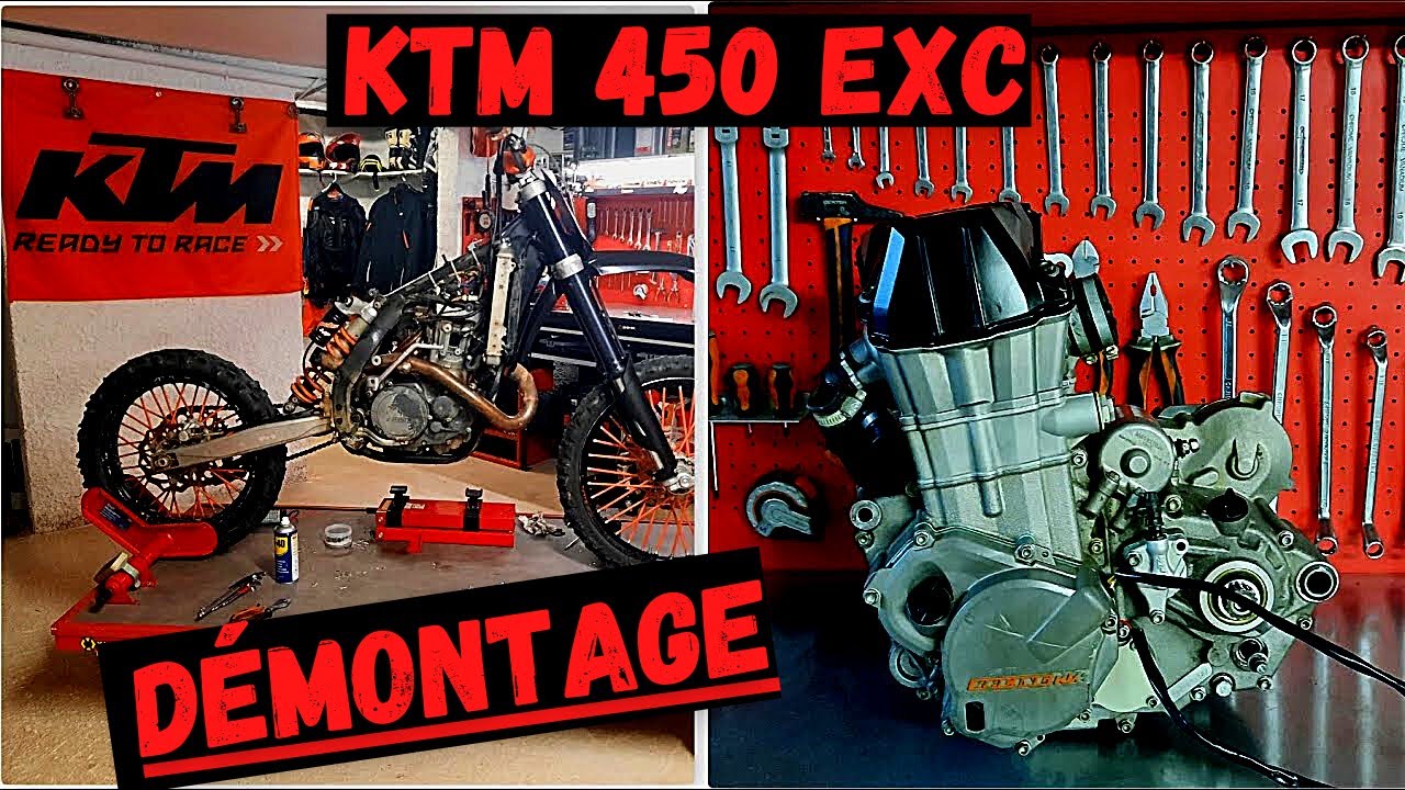 Restauration KTM 450 EXC 2010, partie 1- Elle va etre neuve!!!