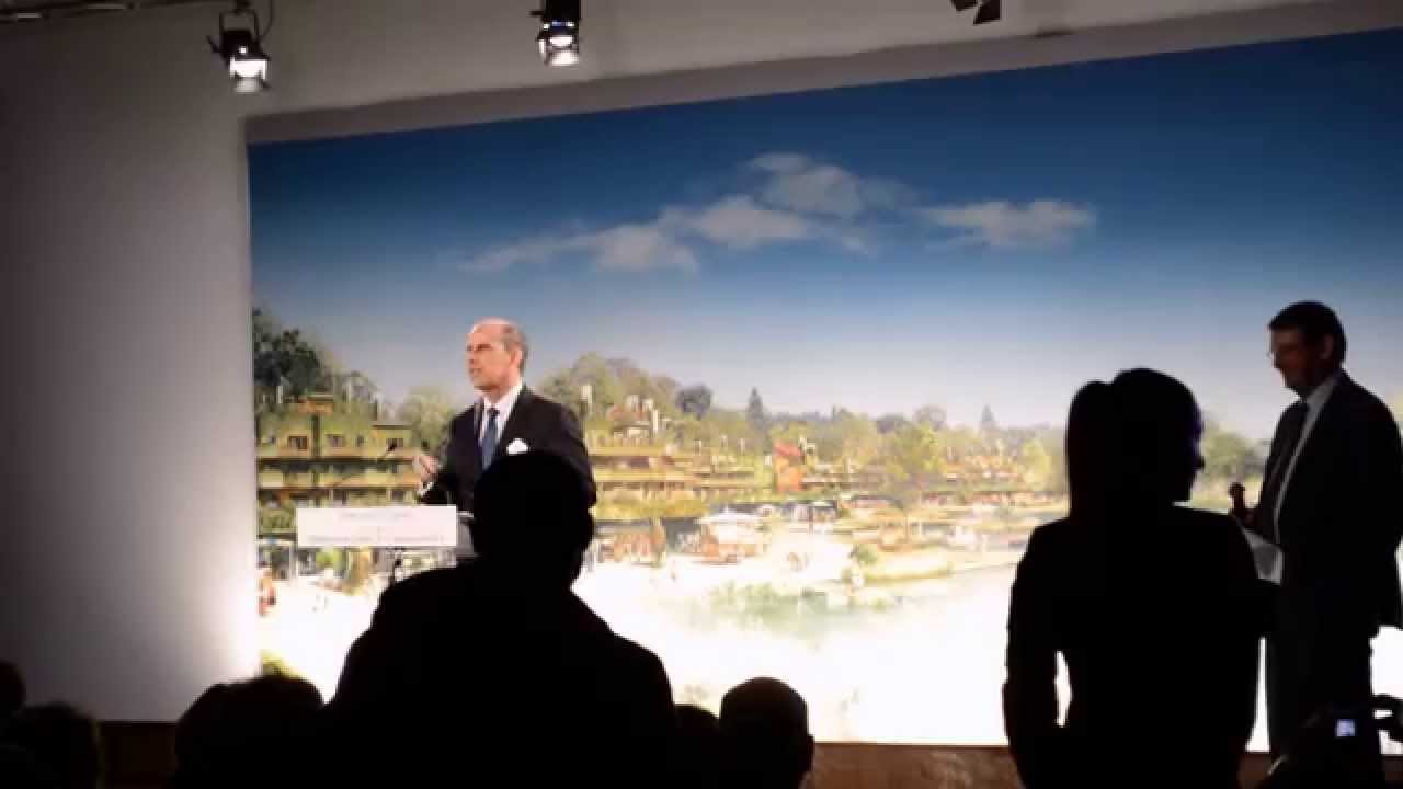 Discours Tom Wolber - Pose de la premi&egrave;re pierre de Villages Nature (2015)