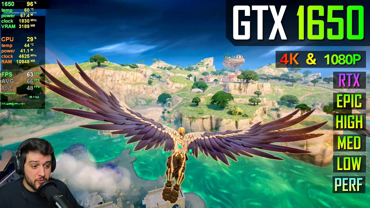 GTX 1650 — Fortnite Глава 5