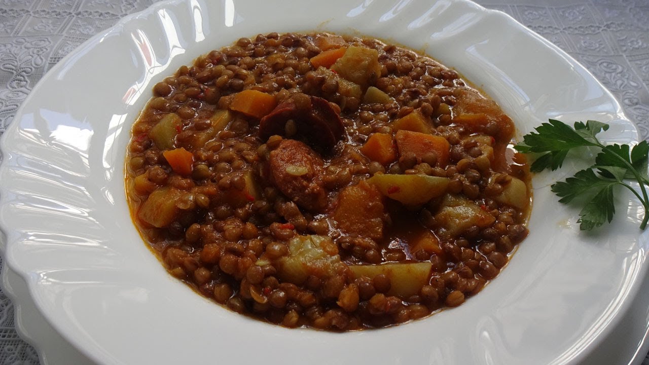 DELICIOSAS LENTEJAS CON VERDURAS RECETA F&Aacute;CIL