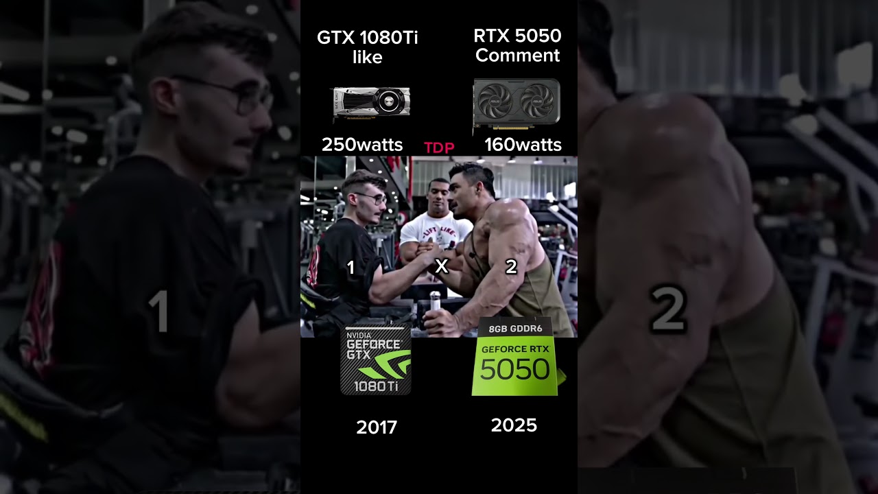 GTX 1080ti or RTX 5050 #pc #gpu #pcgaming #pcgames