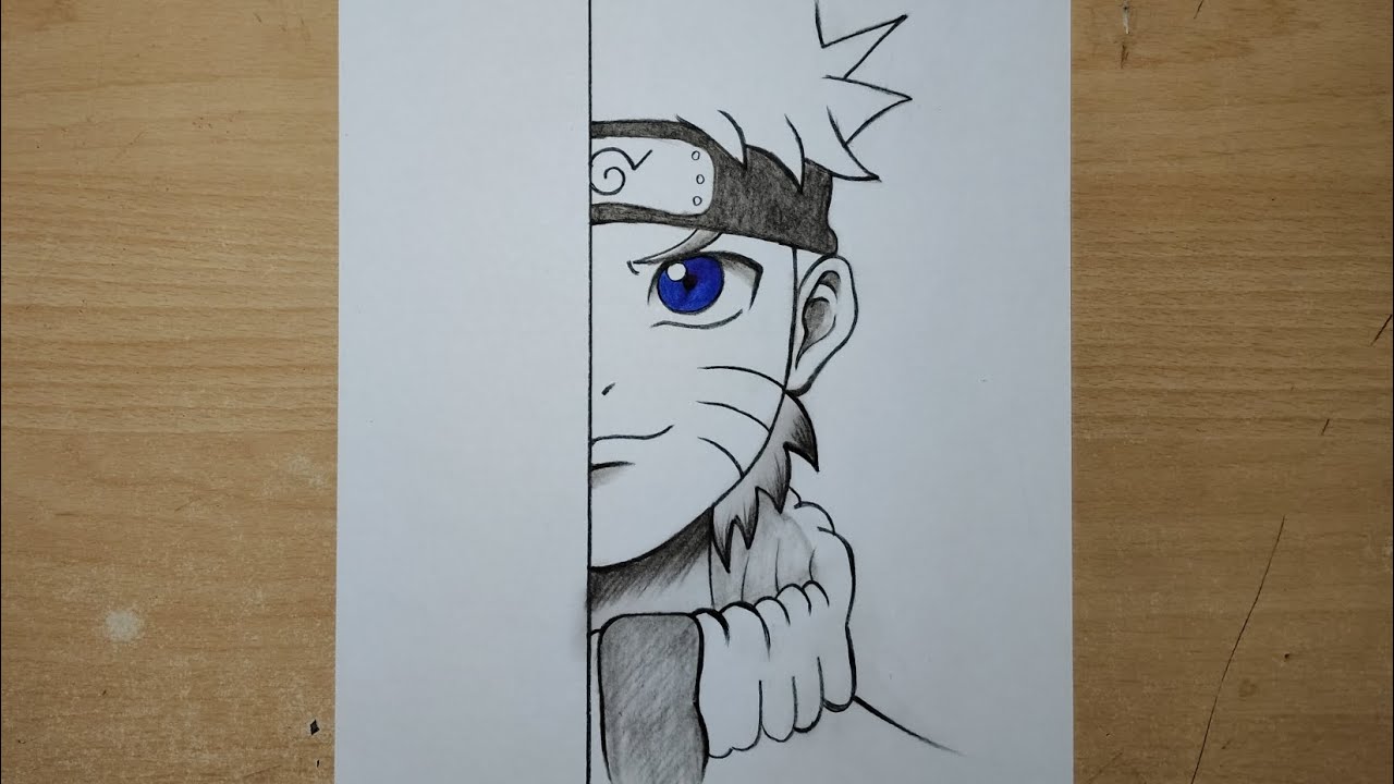 Easy drawing step by step || how to draw Naruto uzumaki || tutorial for beginners 