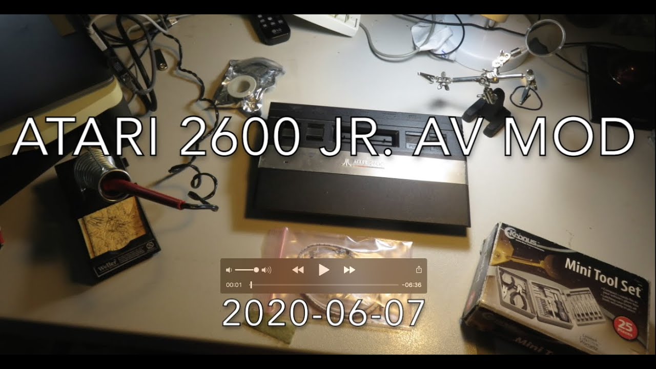Atari 2600 Jr AV Mod Short Version