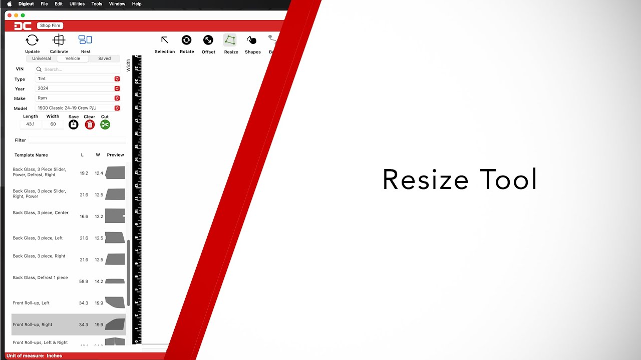 Resize Tool