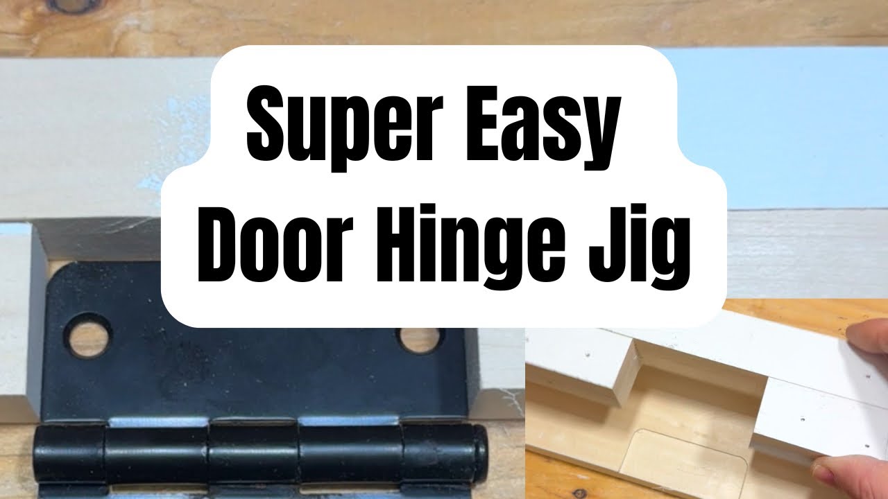 Super Easy Door Hinge Jig For Router.