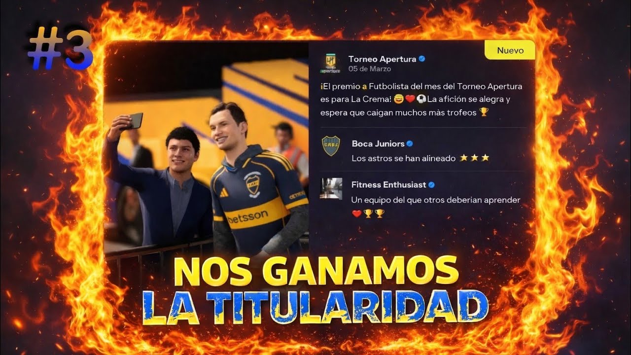 NOS GANAMOS LA TITULARIDAD🤩⚽️||MODO CARRERA JUGADOR FC26 EP:3