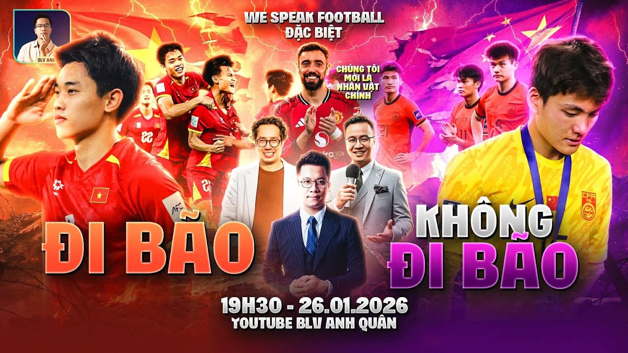 BLV Biên Cương tham chiến We Speak Football | Cảm xúc U23 Việt Nam và Manchester United