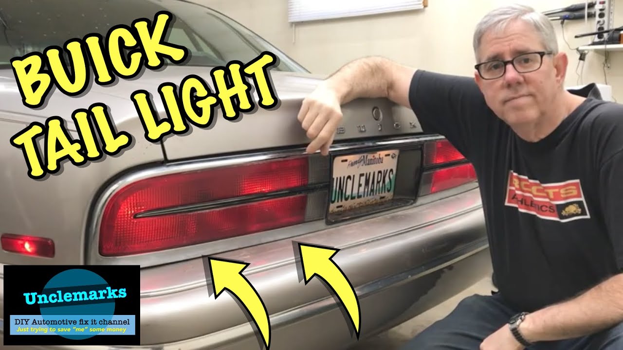 How to replace tail light bulb on buick park ave 1996 assembly (EP 105)