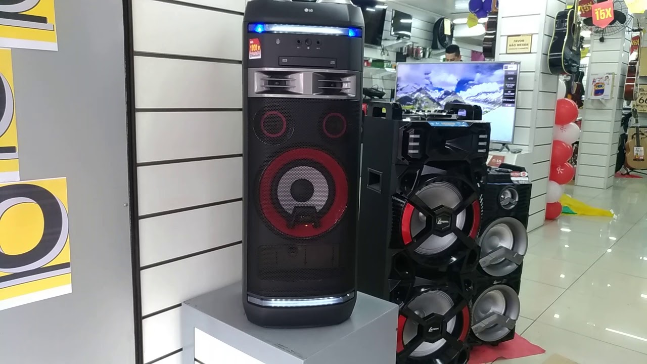 OK75 torre LG 2.1 canal. Teste completo.