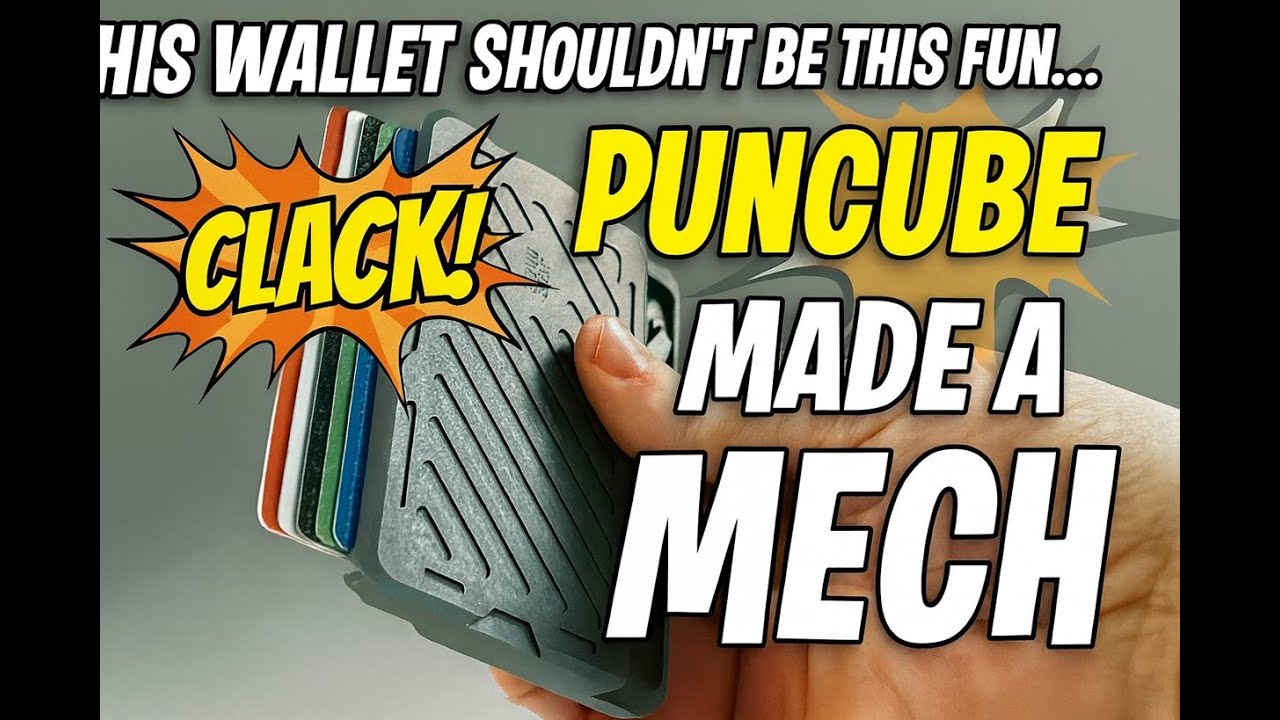 Механический кошелек Puncube: Потому что обычные кошельки скучны.