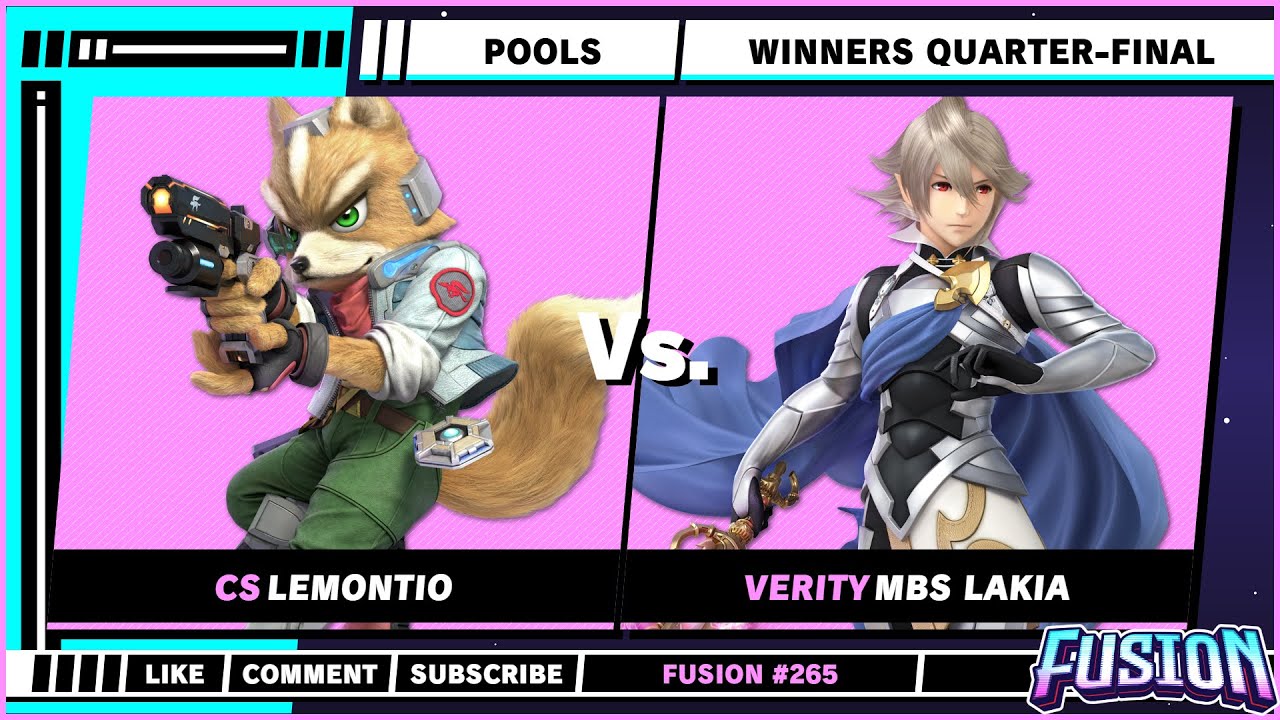 Fusion #265 - Winners Quarter-Final - LemonTio (Fox) VS MBS Lakia (Corrin) - Ultimate Singles