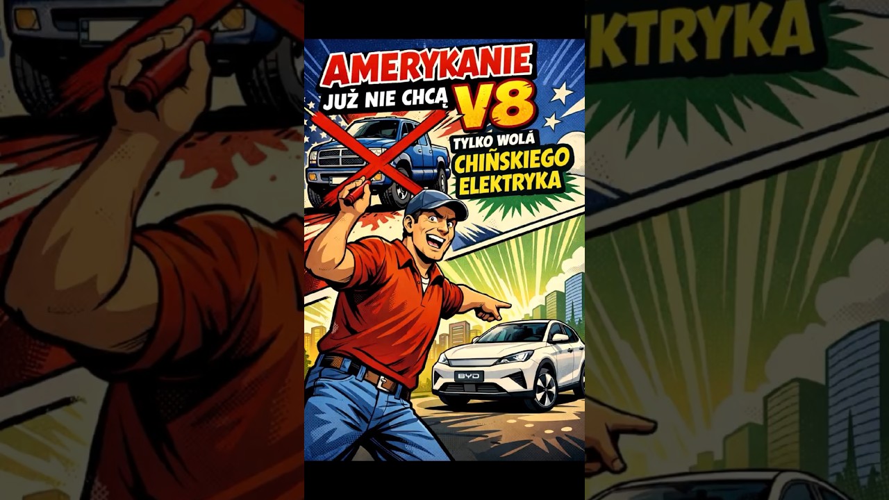 Amerykanie już nie chcą legendarnego V8? wola chińskie auto elektryczne. Bo lepsze i tańsze