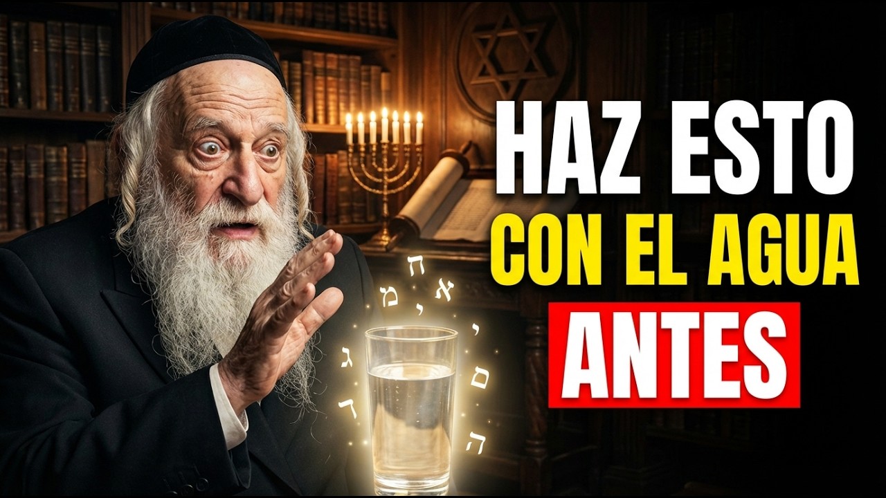 RABINO MILLONARIO: Haz ESTO Con El Agua ANTES De Beber — Tu DINERO Cambia En 24 Horas | CÁBALA