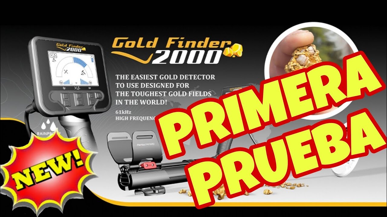 GOLD FINDER 2000 - Primera Prueba con ORO y Otros Metales