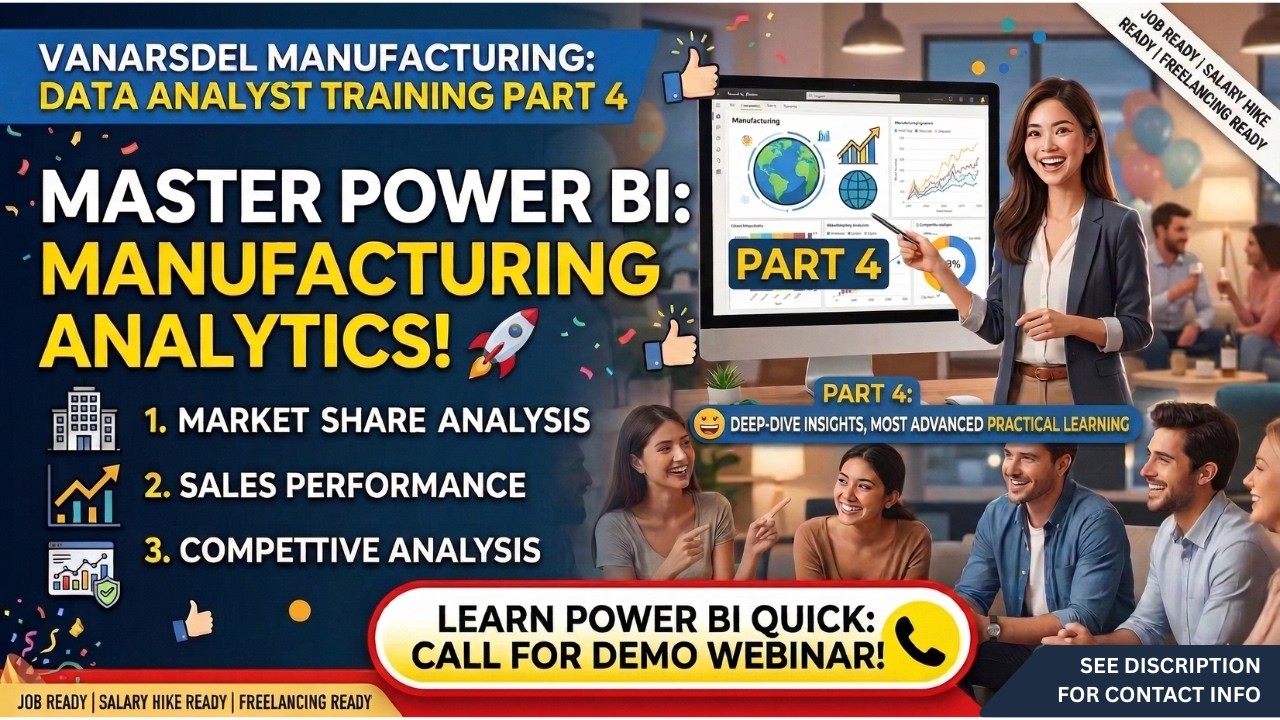 📊Advance Power BI Training Part 4 | Learn After Office Hours | Job Ready Skills 🚀