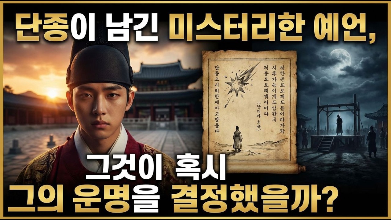 12살 단종이 남긴 죽음의 예언 | 수양대군이 숨긴 충격적인 진실