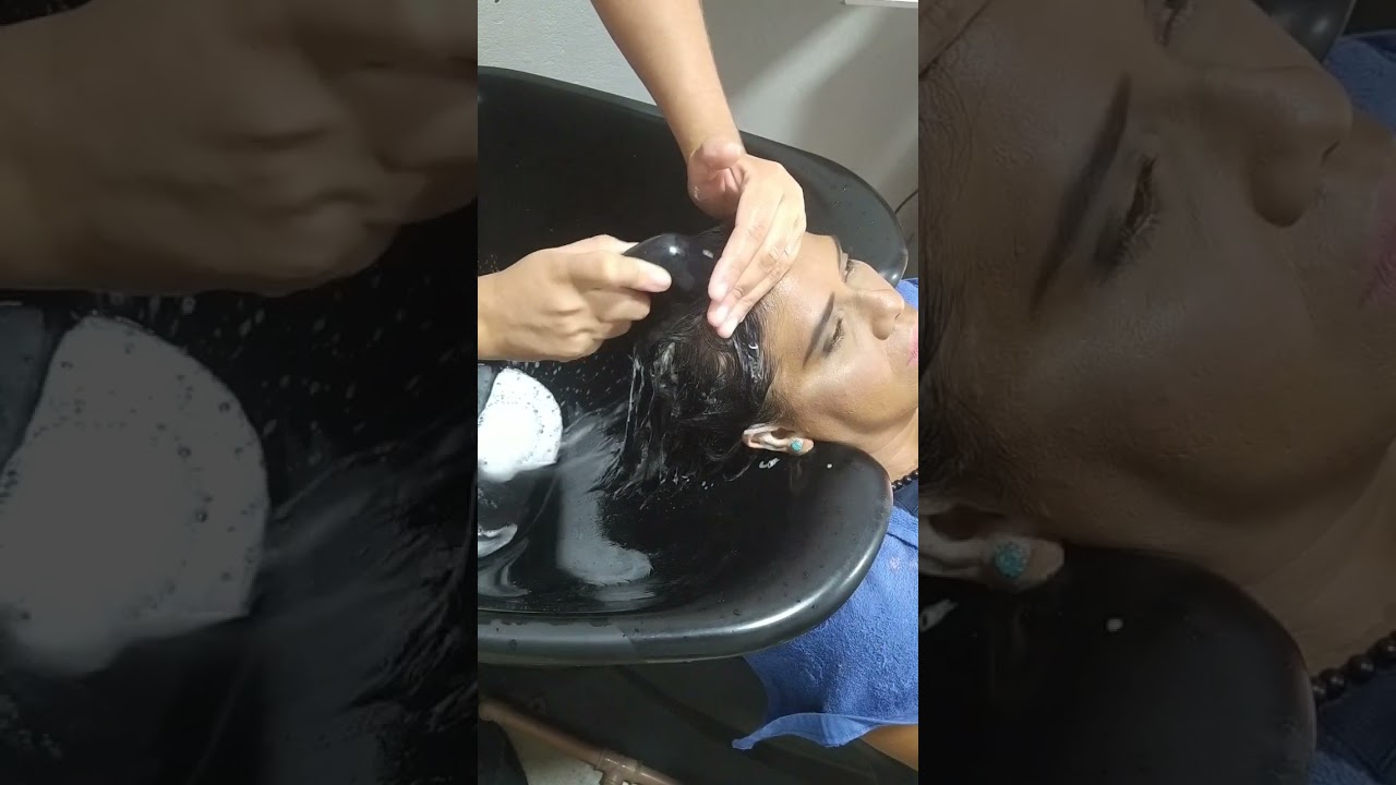 Dicas de como lavar o cabelo do cliente no lavatório.