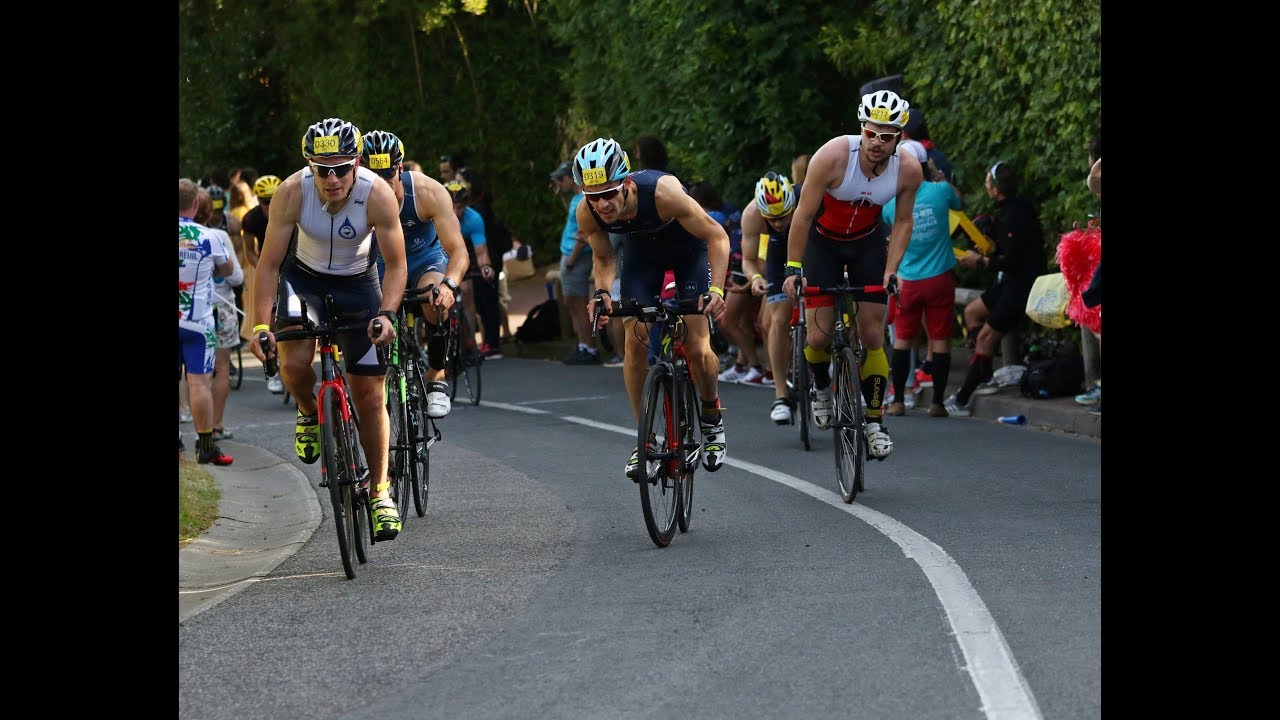 Triathlon de Deauville - La Montée de la côte de Saint Laurent