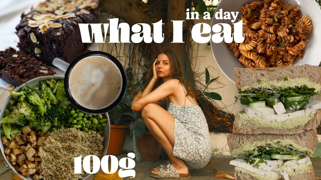 *HIGH PROTEIN* WHAT I EAT IN A DAY as a nutritionist /100g+ plant protein - /no protein powder/
