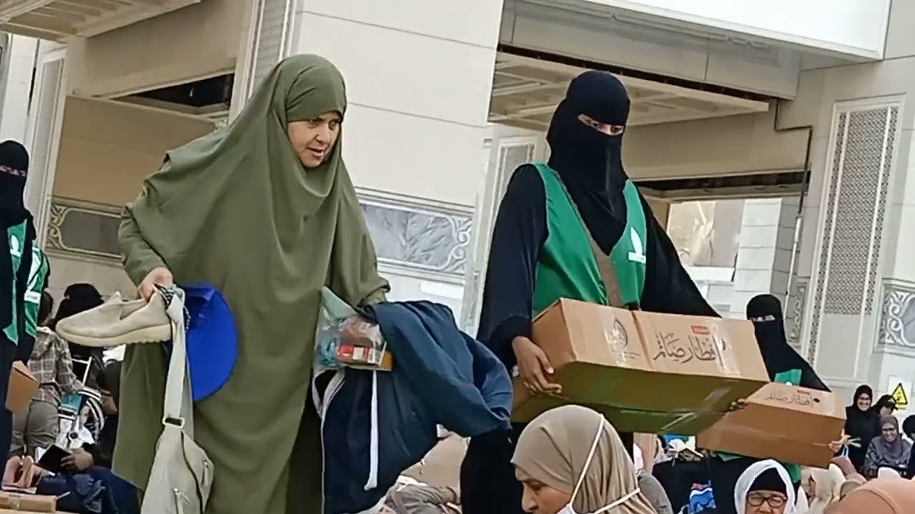 اجواء رمضان وإفطار في مكه وجوله في الحرم