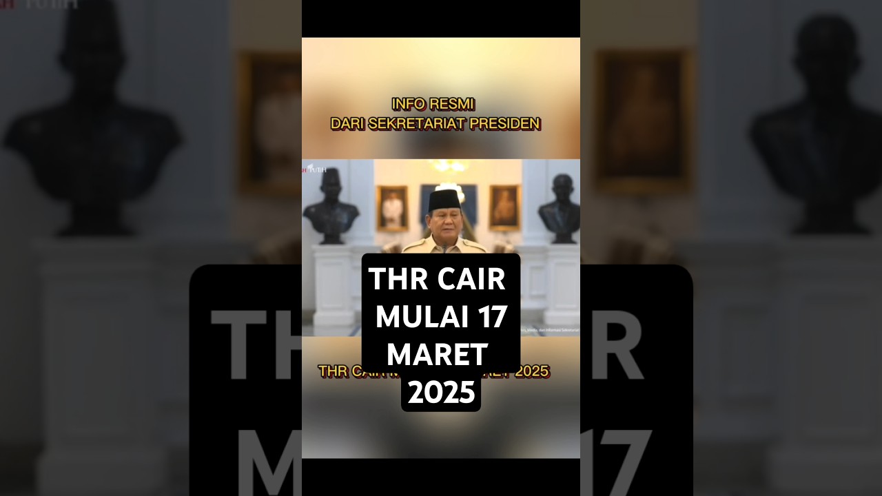 Kabar gembira untuk ASN ... THR segera cair #infoasn #infoterbaru #thr2025