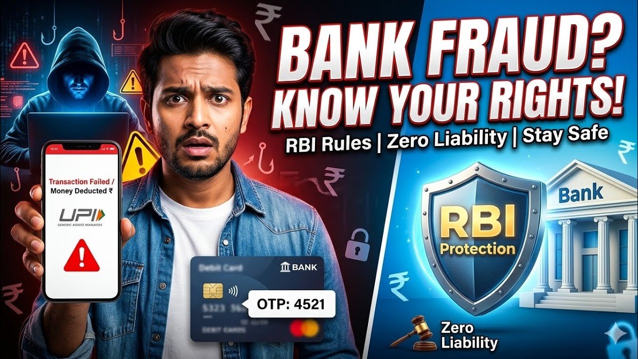 Bank Fraud & Unauthorized Transactions: Know Your Rights | RBI Rules Explained