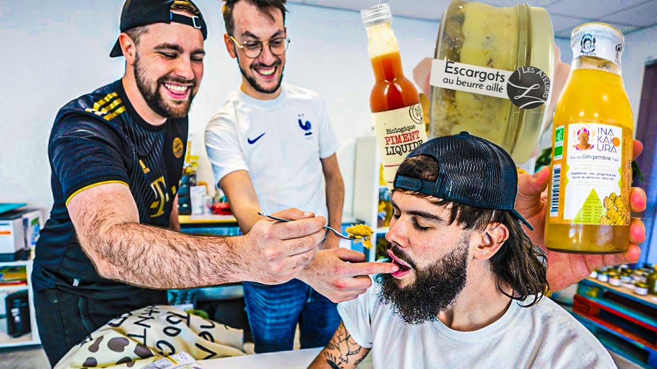 DEGUSTATION DE PRODUITS SURPRENANTS A L'AVEUGLE !