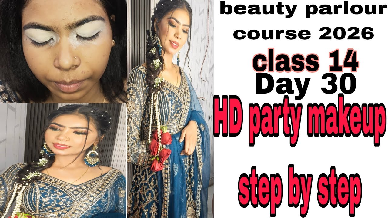 HD party makeup step by step 