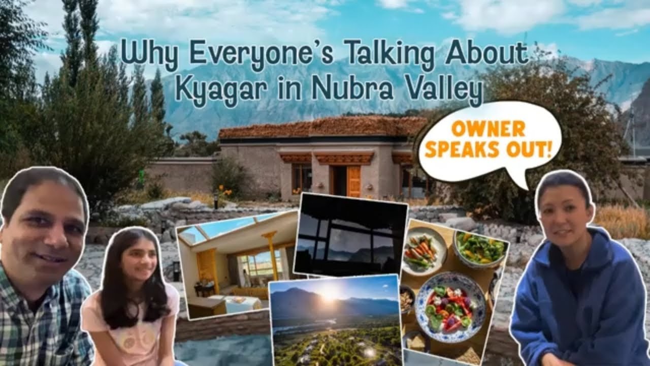 Hotel Kyagar in Nubra Valley | Best Stay in Leh Ladakh with Stargazing Roof ✨ | Travel Vlog 2025