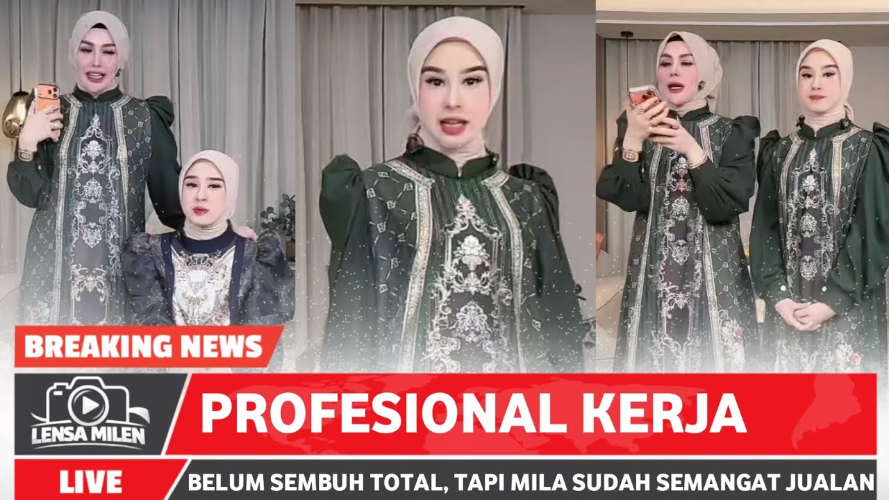 PROFESIONAL KERJA ❗ MESKIPUN KONDISI BELUM PULIH SEPENUHNYA, MILA SEMANGAT KERJA | Lensa Milen